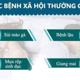 sùi mào gà giai đoạn đầu minh họa y khoa