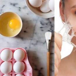 tẩy da chết với trứng gà
