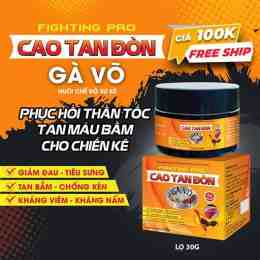 thuốc trị tan cho gà đá