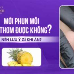 xăm môi có được ăn da gà không